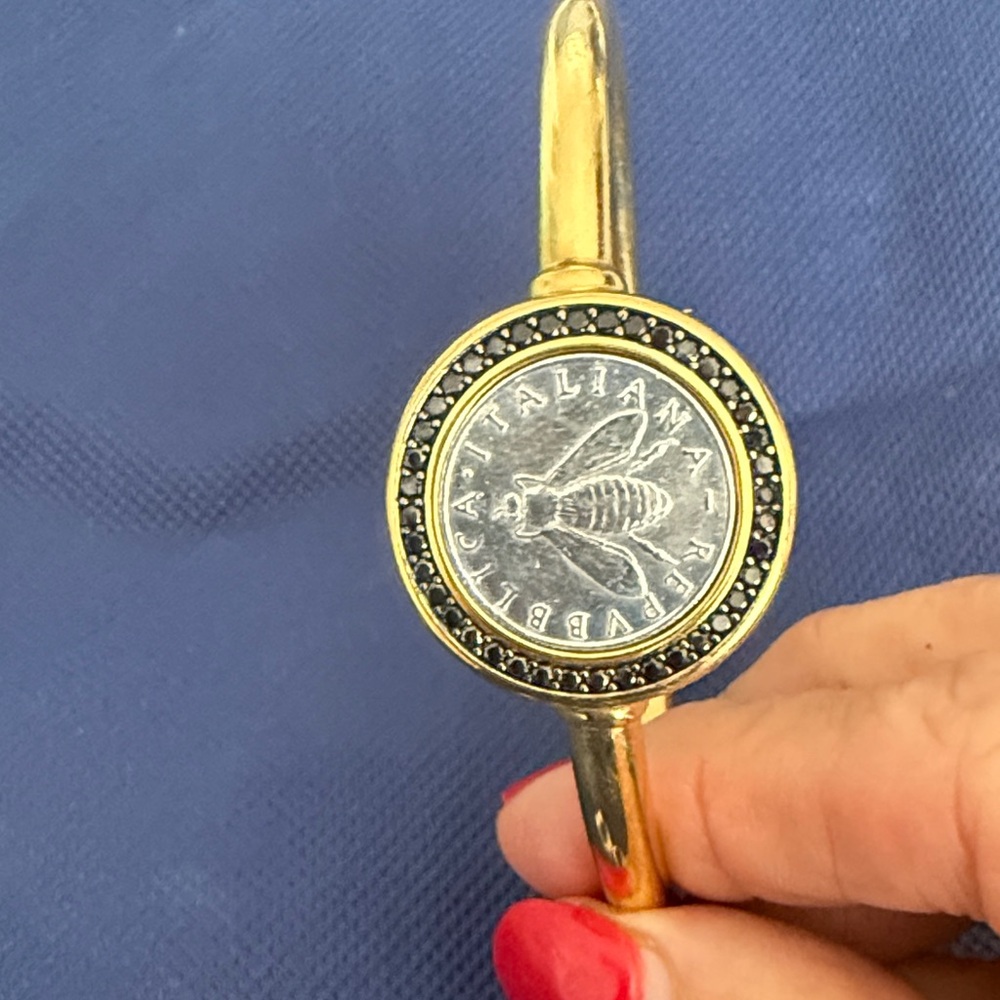 Gold and Silver Coin Bracelet